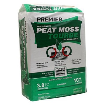 SPHAGNUM PEAT MOSS 3.8 CU CT COMPRESSED BALE