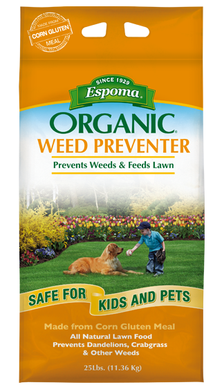 ESPOMA ORGANIC WEED PREVENTER 25 LBS