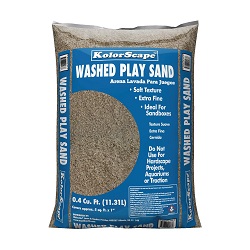 KOLORSCAPE WASHED PLAY SAND 0.4 CU FT